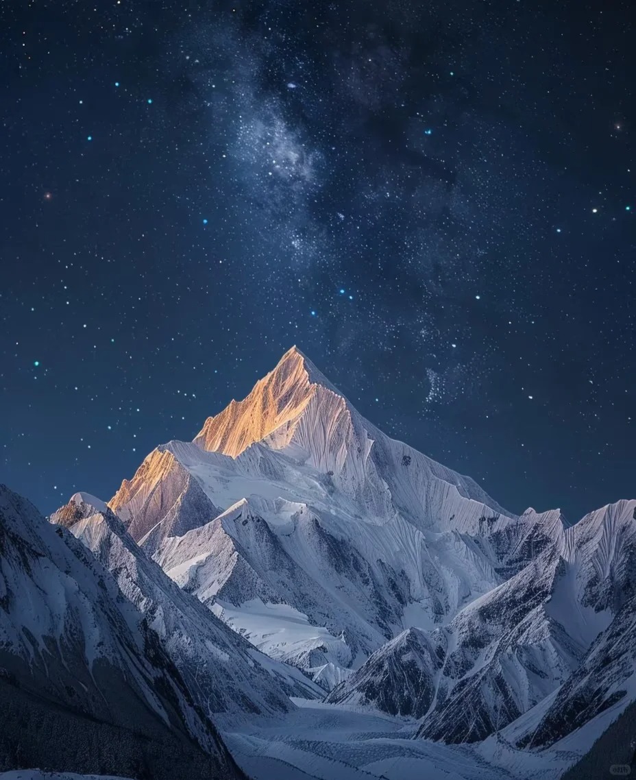 怎么才能看到星空下的雪山？